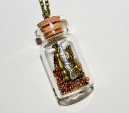 monogram, luckycharm, Jewelry, Bottle