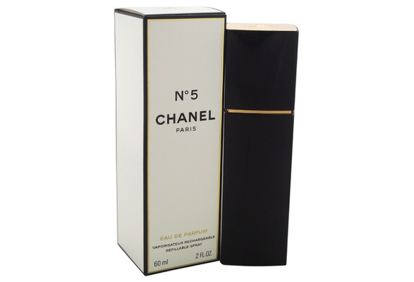 Chanel No.5 by Chanel for Women - 2 oz EDP Spray (Rechargeable) (Refillable)