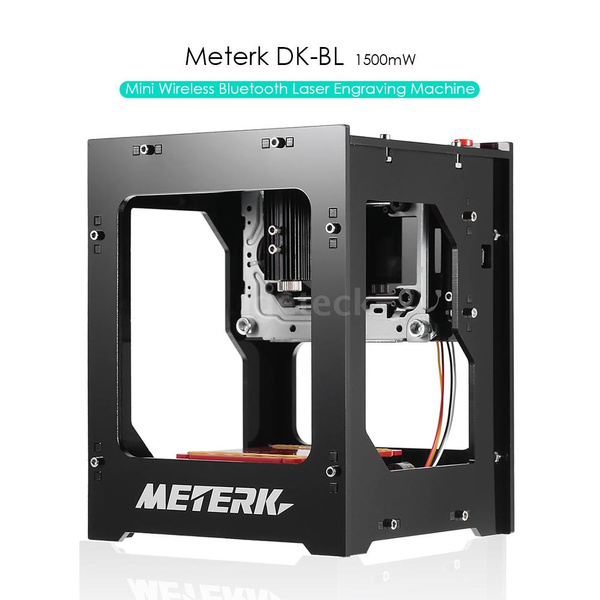 METERK DK-BL 1500mW Mini DIY Laser Engraving Machine Wireless Bluetooth  Print Engraver Bluetooth 4.0 for IOS/Android USB Connection for PC Rapid  Speed