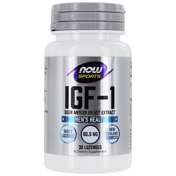 NOW Foods - IGF-1 Deer Antler Velvet Extract - 30 Lozenges | Wish