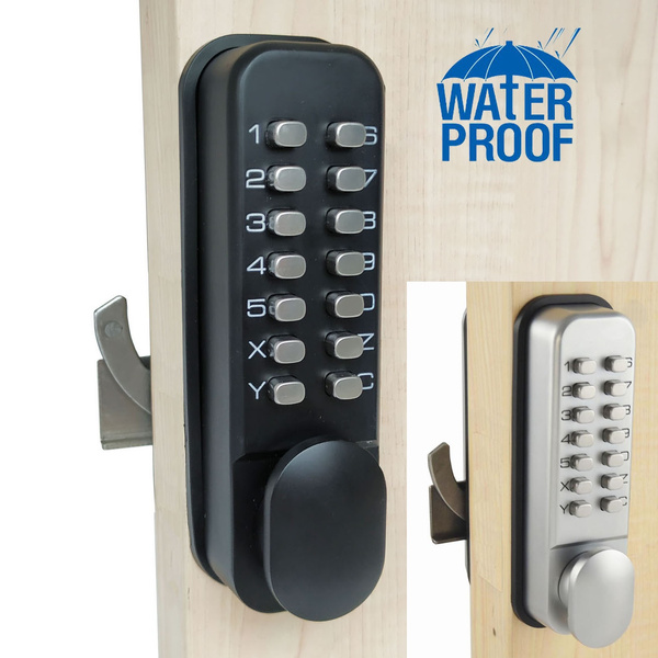 Digital Password Door Lock For Sliding Barn And Modern Color Black Or Silver Wish Door Lock For Sliding Barn, Sliding Door Lock Digital