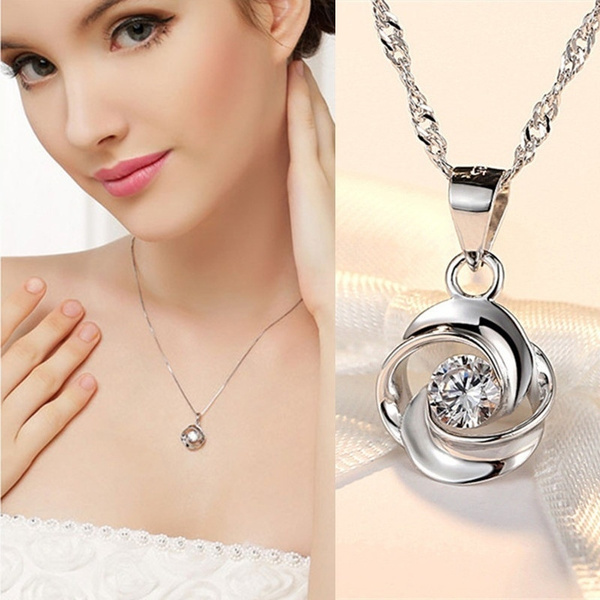 casual diamond pendant