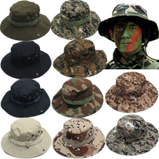 New Unisex Bucket Hat Boonie Hunting Fishing Outdoor Cap - Wide Brim Military