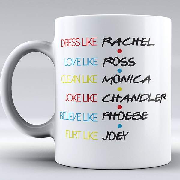 Friends TV Series Ceramic Coffee Mug  RACHEL with Funny Quote Novelty Gift BNWT