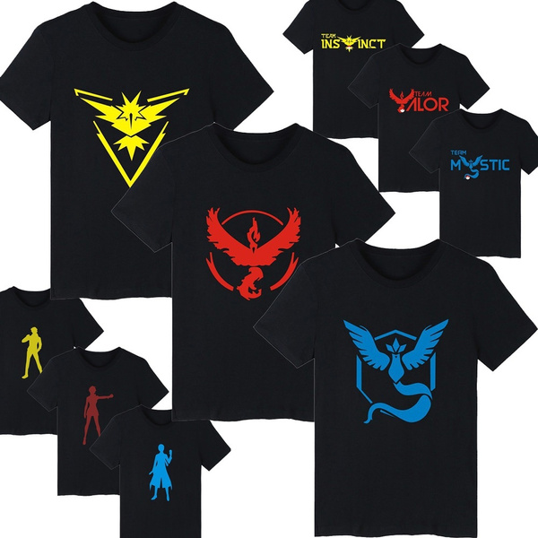 Team Mystic Logo Pokemon Go Plus Blue on Black T-Shirt 