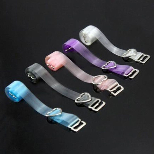 High Quality Transparent Bra Straps Soft And Comfortable Underwear Bra Set  Shoulder Straps 1 Pairs Stainless Steel High Elastic Stripe Invisible Bra