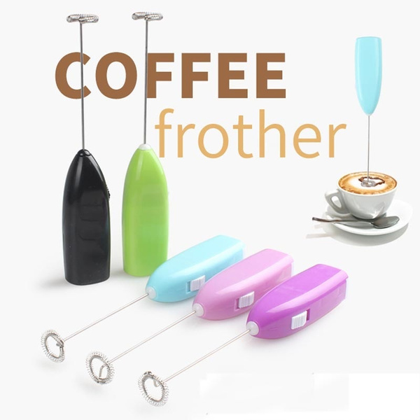 Coffee Beater Electric Hand Whisk Mixer Coffee Milk Egg Beater Mini Handle  Mixer Stirrer Kitchen Tools.