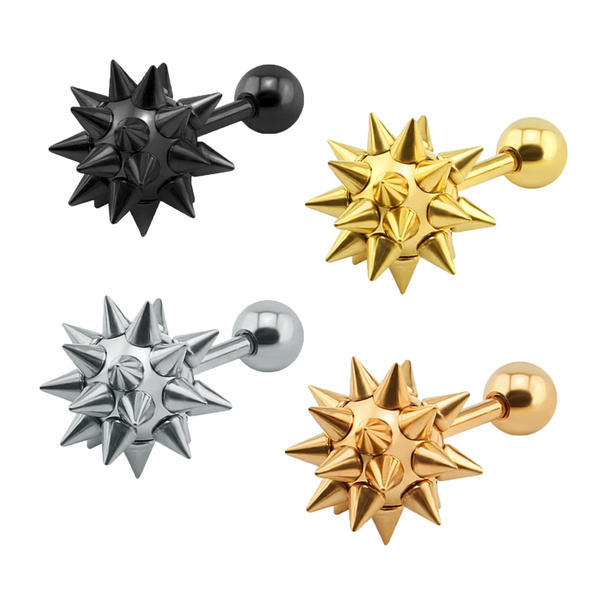 Spiky earrings on sale