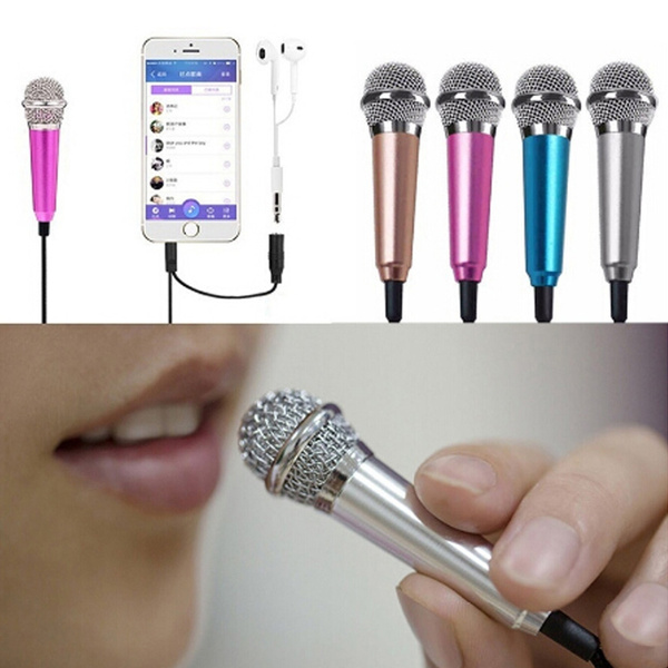 Fanxis Mini Karaoke Condenser Microphone for Phone Computer Mini Phone Microphone Vocal Fanxis Mini Karaoke Condenser Microphone for Phone Computer Mini Phone Microphone Vocal