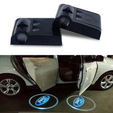 2X Led Car Door Lights for Ford Logo Projector For Ford Focus Fiesta Mondeo Kuga  Ecosport TDY