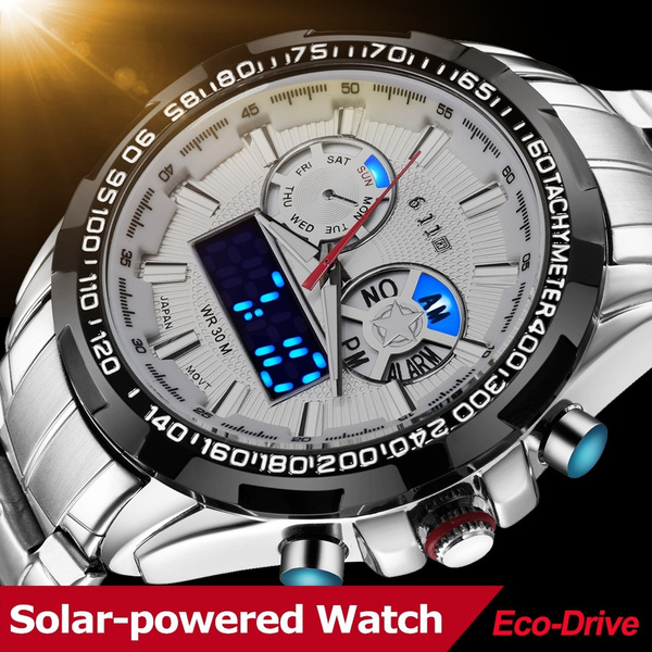 solar waterproof watch