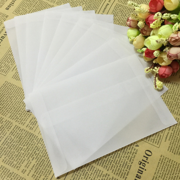 wax paper envelopes diy