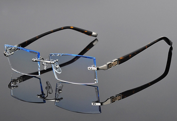 diamond cut eyeglasses