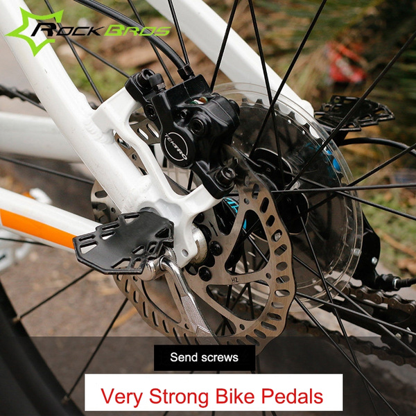 Pip 2X Bike Pedals Aluminum Alloy Axles BMX MTB  Pedal Bicycle Stunt Foot Peg SE