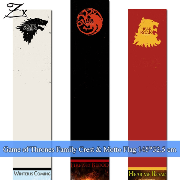 game of thrones wolf banner