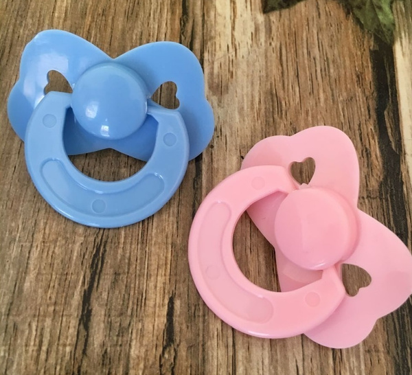 20PCS White+Pink+Blue Magnetic Dummy Soother for Reborn Dolls Magnet Accessory 