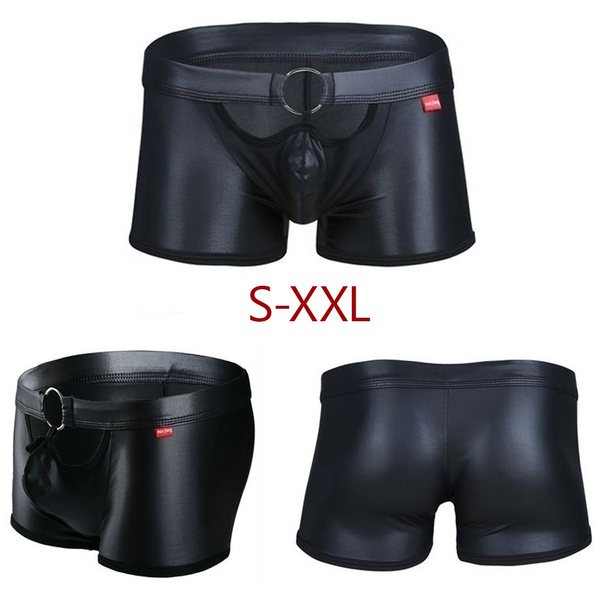 mens leather boxer shorts