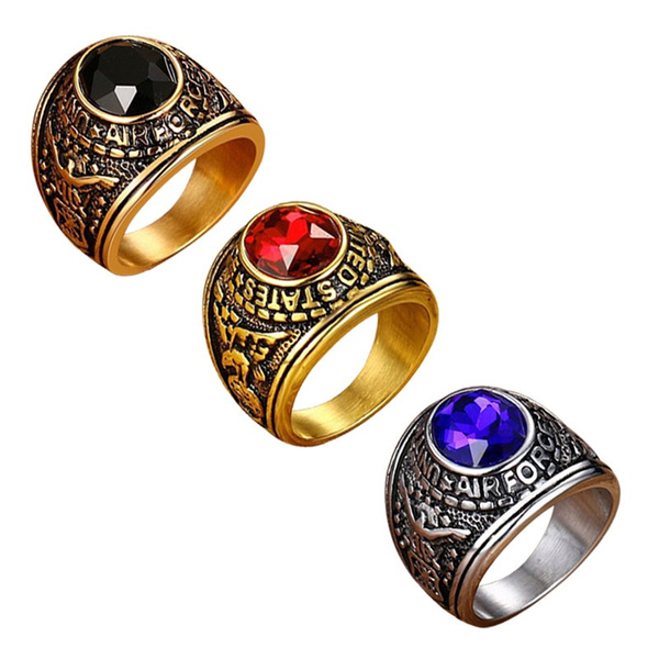 Men's on sale military rings