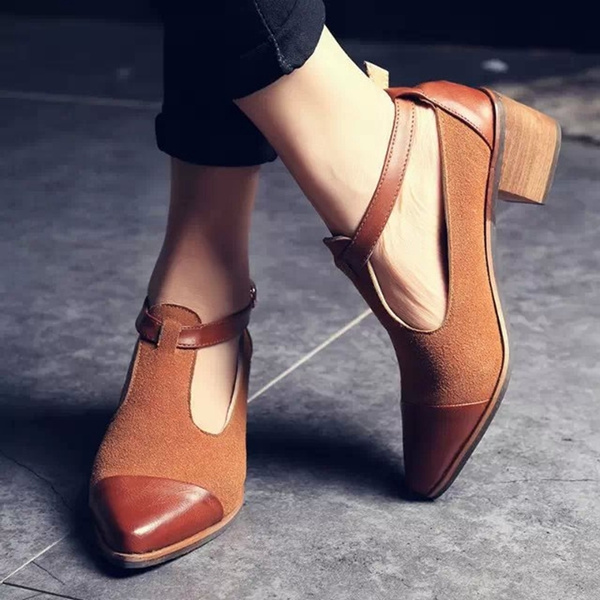 Vintage hot sale buckle shoes