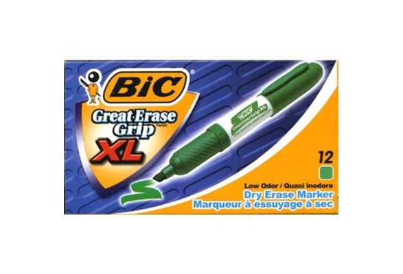 BIC Great Erase Grip Dry Erase Markers