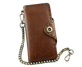 leather wallet, Chain, Gifts, leather