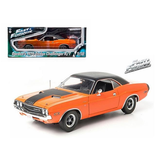 Greenlight GL12947 1970 Dardens Dodge Challenger R & T Orange Fast