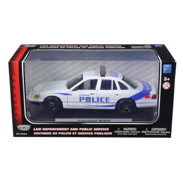 Motormax 76425 Ford Crown Victoria Vancouver Police 1-24 Diecast