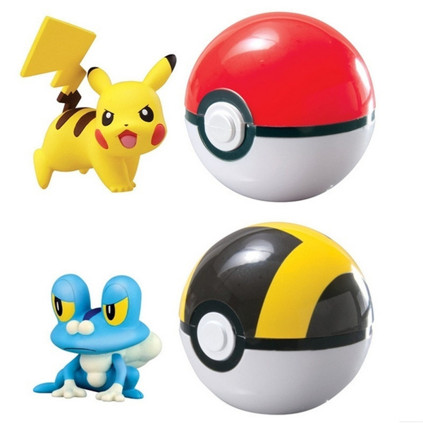 Pokemon balls and store figures