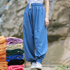 trousers, Yoga, Chinese, Cotton