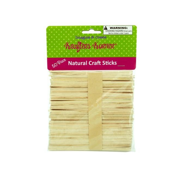 Natural Wood Craft Sticks