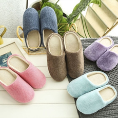 Fashion Unisex Winter Warm Velet Slippers Non-slip House Shoes Indoor Floor Shoes