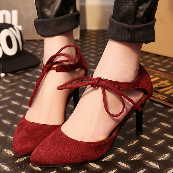 Red fancy shoes (Size: 9 ), Women Shoes