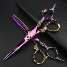 japaneseprofessionalhaircuttingscissor, hairscissorsset, Scissors, purple