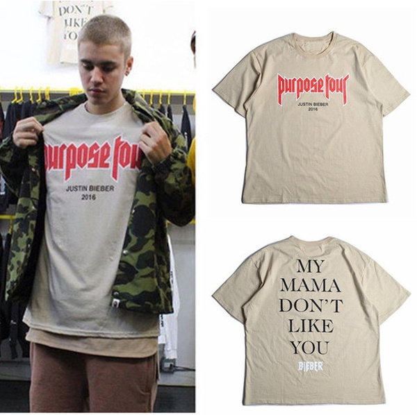 Justin Bieber T Shirt Mens Short Sleeve 