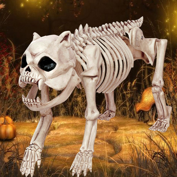 Skeleton Dog 100% Plastic Animal Skeleton Bones for Horror Halloween Bar KTV Decorative Props | Wish Skeleton Dog 100% Plastic Animal Skeleton Bones for Horror Halloween Bar KTV Decorative Props | Wish