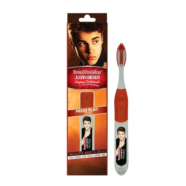 justin bieber singing toothbrush