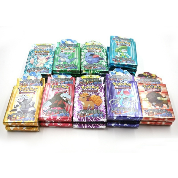 100pcs New Mega Ex Pokemon Cards Charizard Pack In English Xy Shiny Palying Game Card Set Cheap Gift For Kids Color Silver Wish