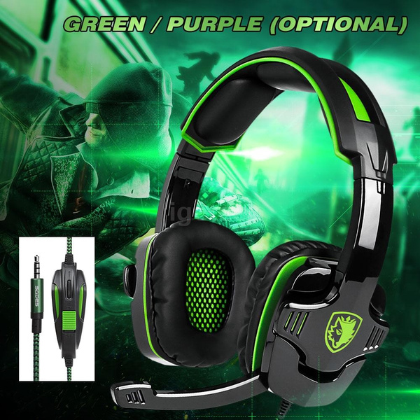 3.5mm Gaming Headset Noise Cancellation Music Headphone MIC for PS4 Xbox One 