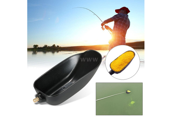 Baiting Throwing Spoon Bait Lure Thrower Boilies Scoop Carp Fishing Tackle A7G6 