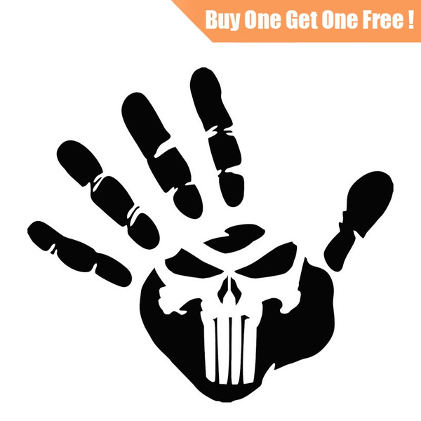 12 5 11 4cm Palm Print Punisher Skull Sticker Home Decor Wall Decal For Laptop Truck Motorcycle Cars Auto Window Per Vinyl Gift Stickers Wish - Punisher Home Decor 12 5 11 4cm Palm Print Punisher Skull Sticker Home Decor Wall Decal For Laptop Truck Motorcycle Cars Auto Window Per Vinyl Gift Stickers Wish - Punisher Home Decor