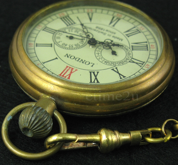 Antique mens pocket on sale watch