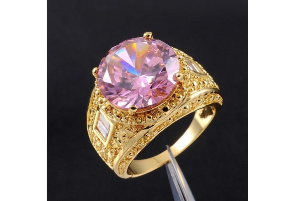 pink diamond ring men