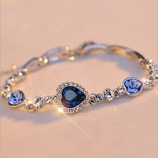 Charm Bracelet, Crystal Bracelet, Fashion, Love