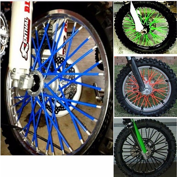 NEW MOTOCROSS SPOKE WRAPS WHEEL SPOKE SHROUDS SKINS MX SPOKE COVERS