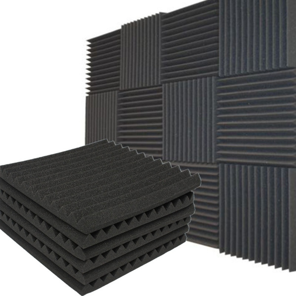 1 4 12 Packs Soundproofing Acoustic Studio Ktv Wedge Foam Tiles Wall Panels X Wish - Soundproofing Tiles For Walls 1 4 12 Packs Soundproofing Acoustic Studio Ktv Wedge Foam Tiles Wall Panels X Wish - Soundproofing Tiles For Walls