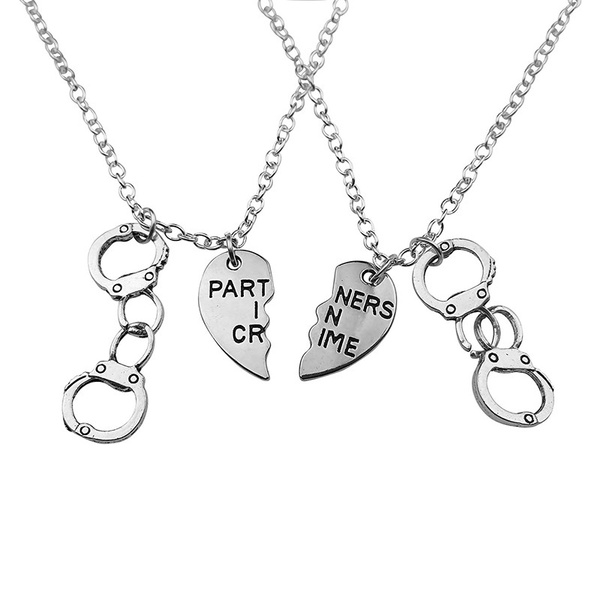 Thelma and Louise Best friends necklace Set