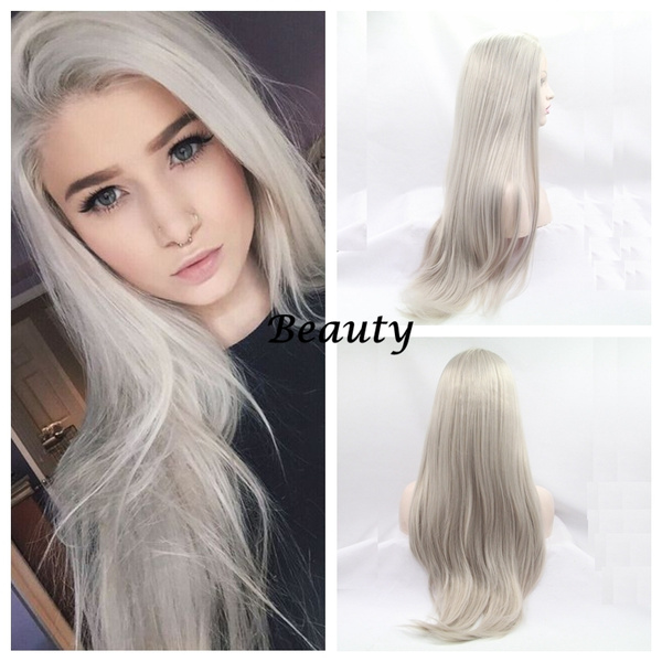 platinum silver wig