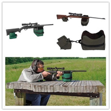 Shooting Front & Rear Benchbags Shooting Gun Rest Bag Set Rifle Target Hunting Bench Unfilled Stand 