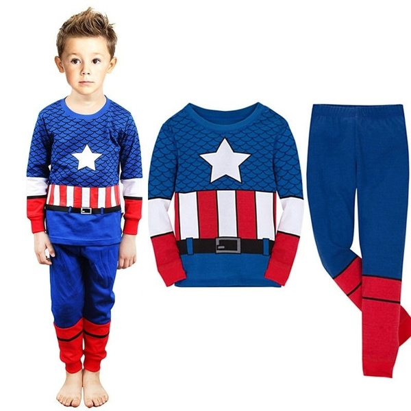 Captain america boys online pajamas