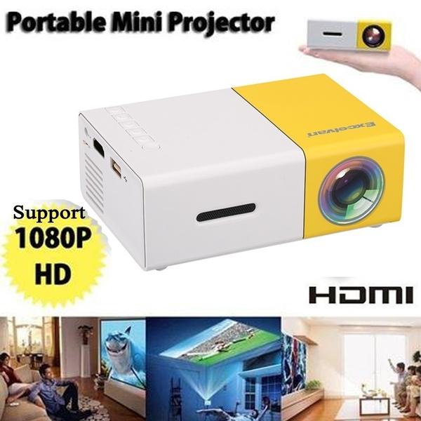 Reproductor Usb Mini Proyector De Vídeo Soporte Led 1080p 